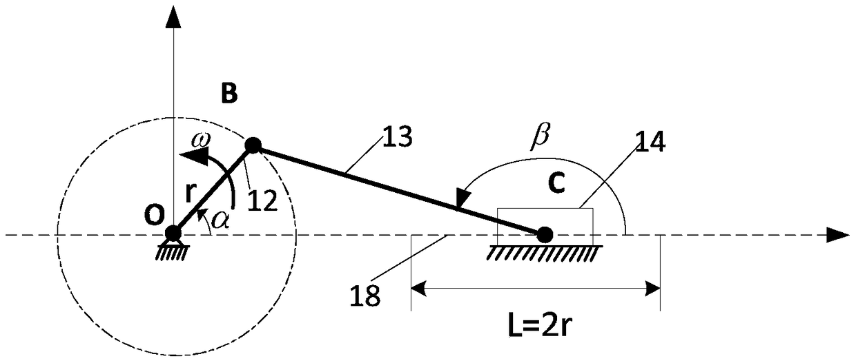 An oscillating float type wave power generation simulation device