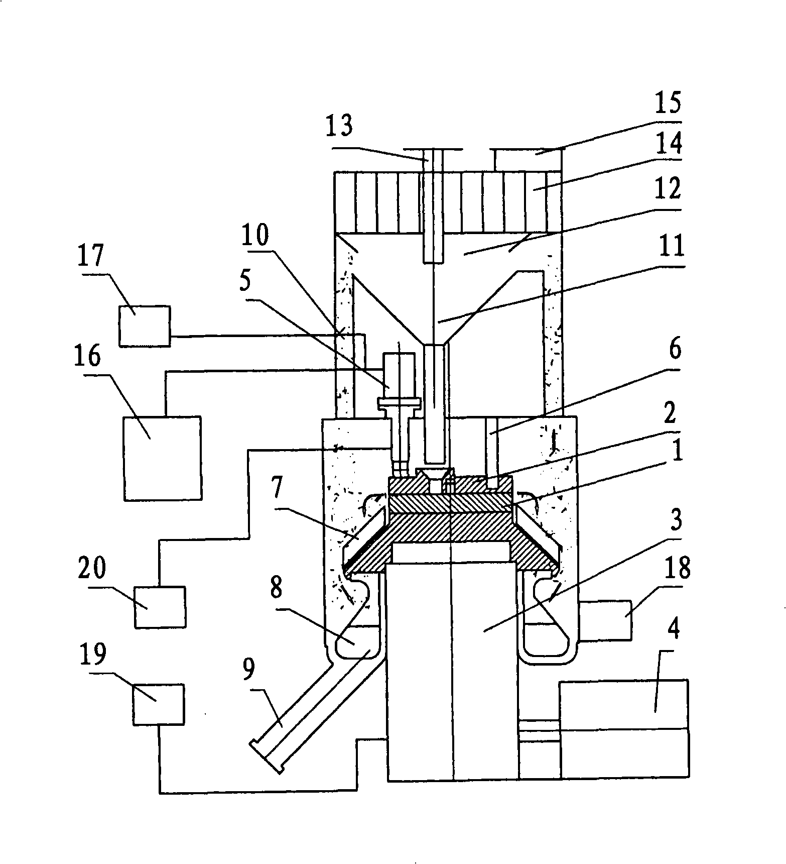 High-voltage panel type grinding equipment and its processing method