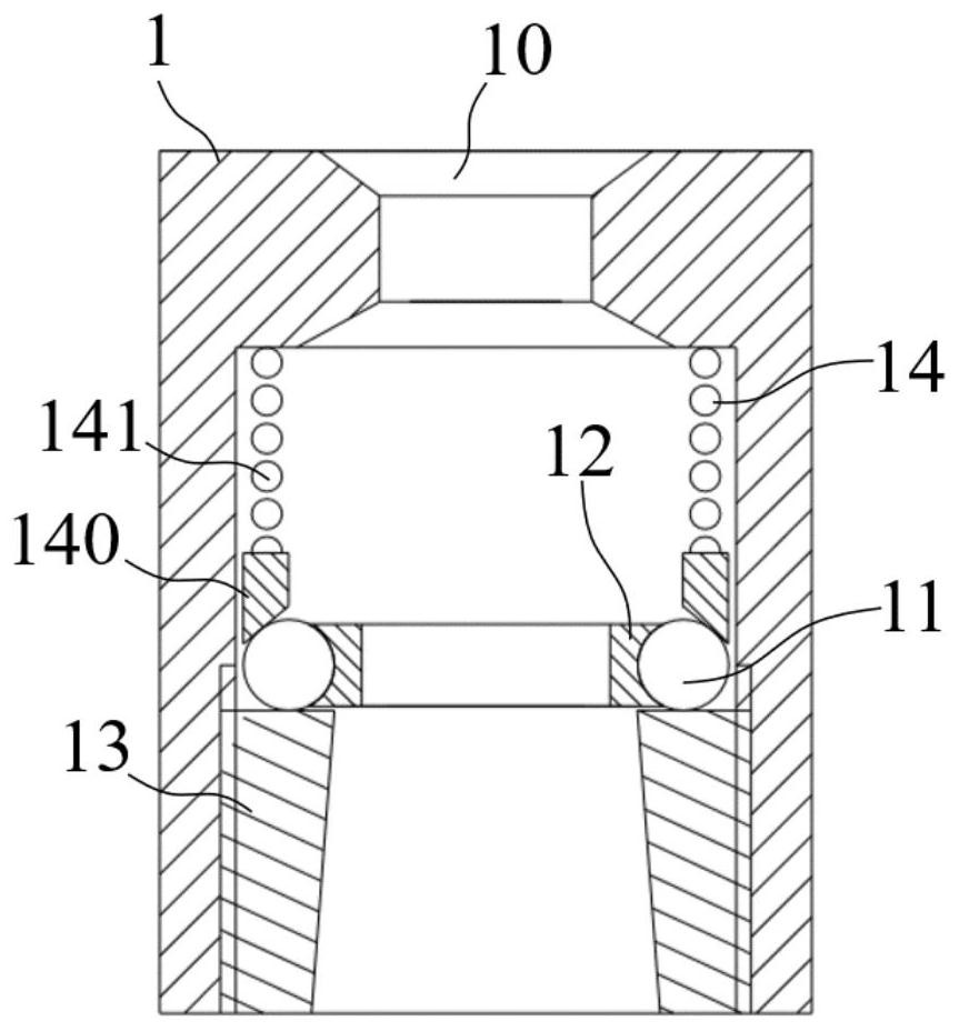 Steel ball self-locking mechanical connecting device and connecting method