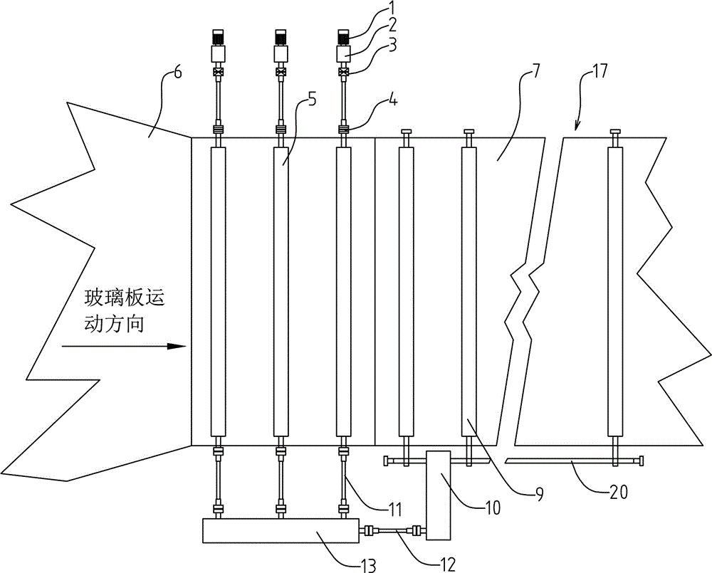 Method for improving quality of ultrathin glass lower surface