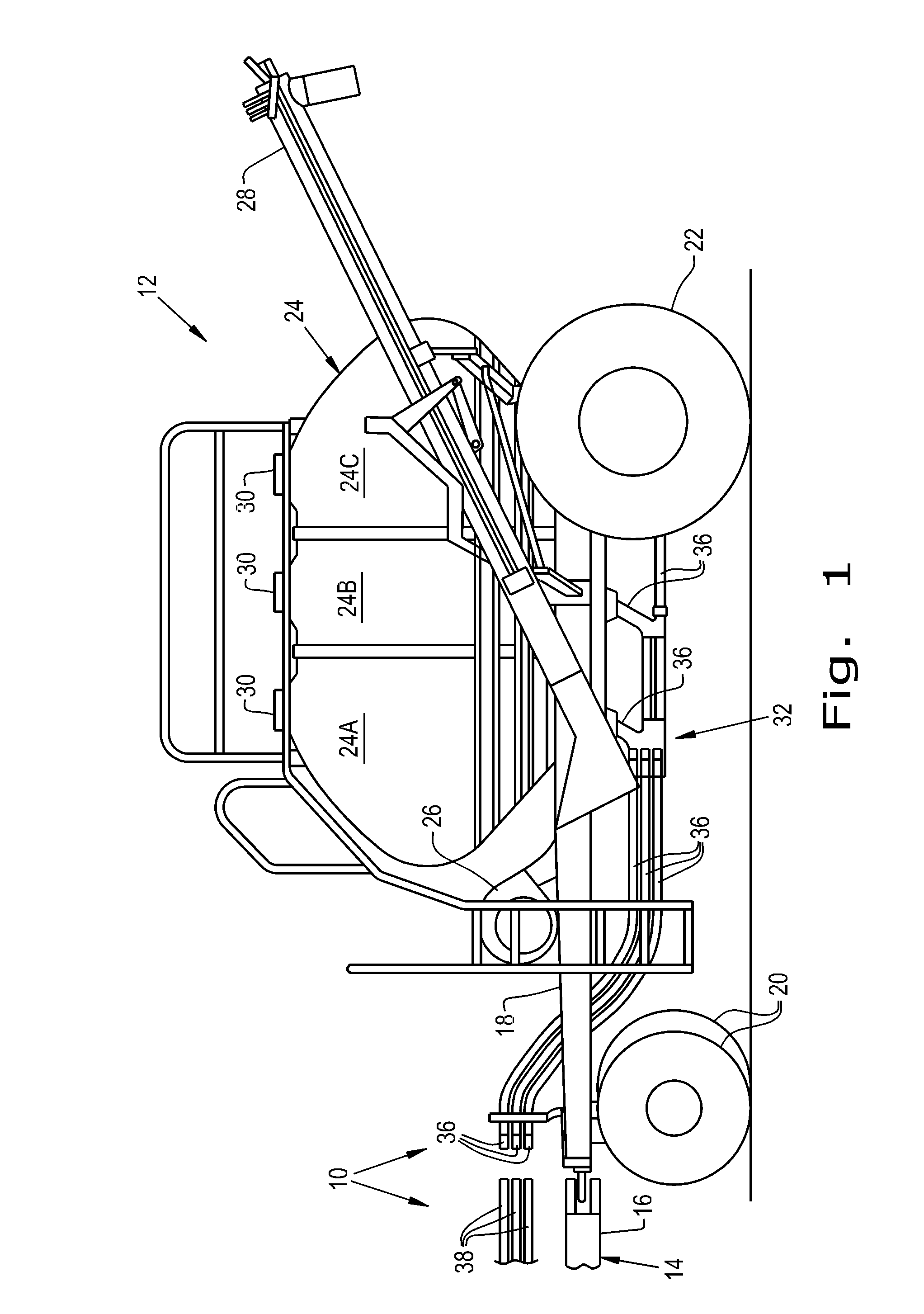 Semi-empirical mass flow model and calibration method for undeveloped flow regions in an air seeder