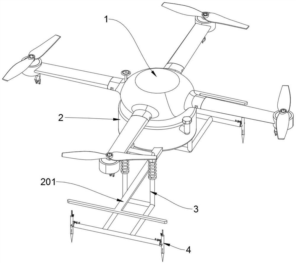 Anti-vibration plant protection unmanned aerial vehicle