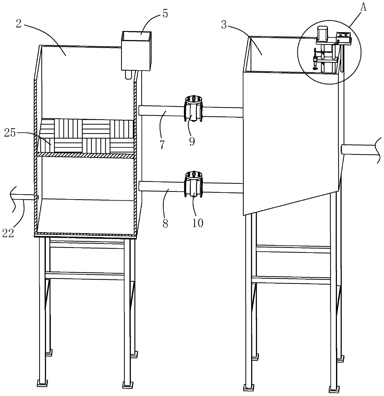 Concrete wastewater detection and recovery device and method