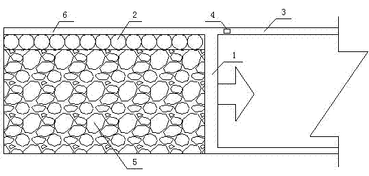 Method for filling gas near roadway of coal mine gob-side entry retaining