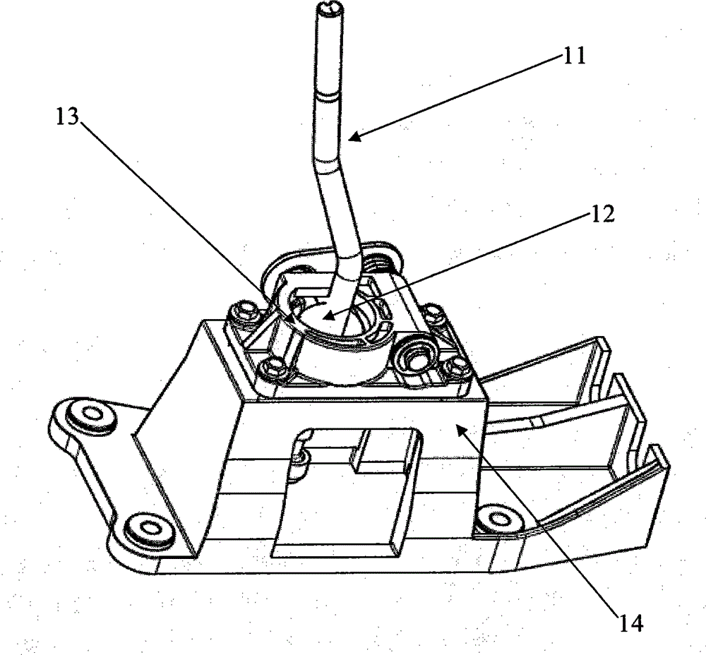 Vehicle gear selection mechanism and automobile