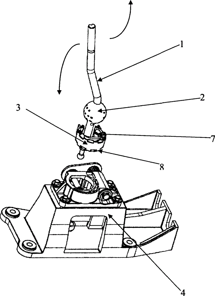 Vehicle gear selection mechanism and automobile