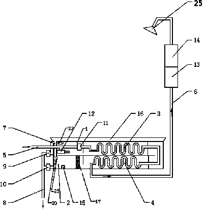 Water heater heat exchange system having water quality and temperature detecting functions
