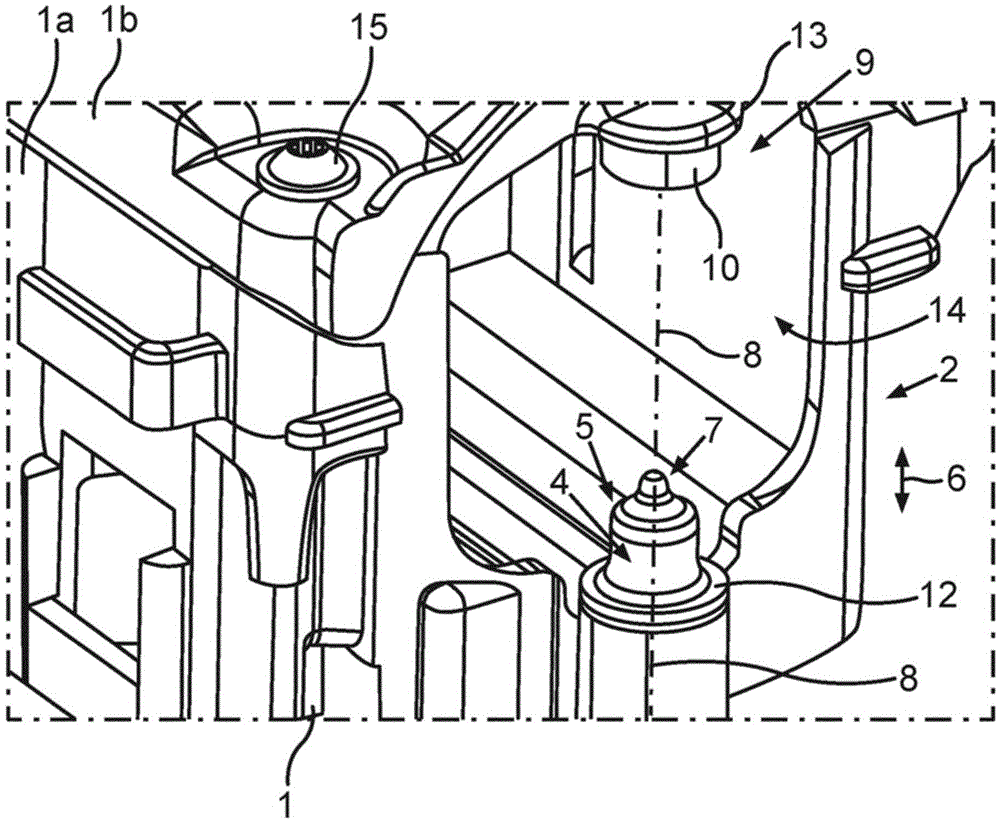 Bearing assembly for a steering column lever on a steering column part and a motor vehicle having such a bearing assembly