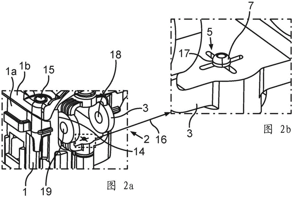 Bearing assembly for a steering column lever on a steering column part and a motor vehicle having such a bearing assembly