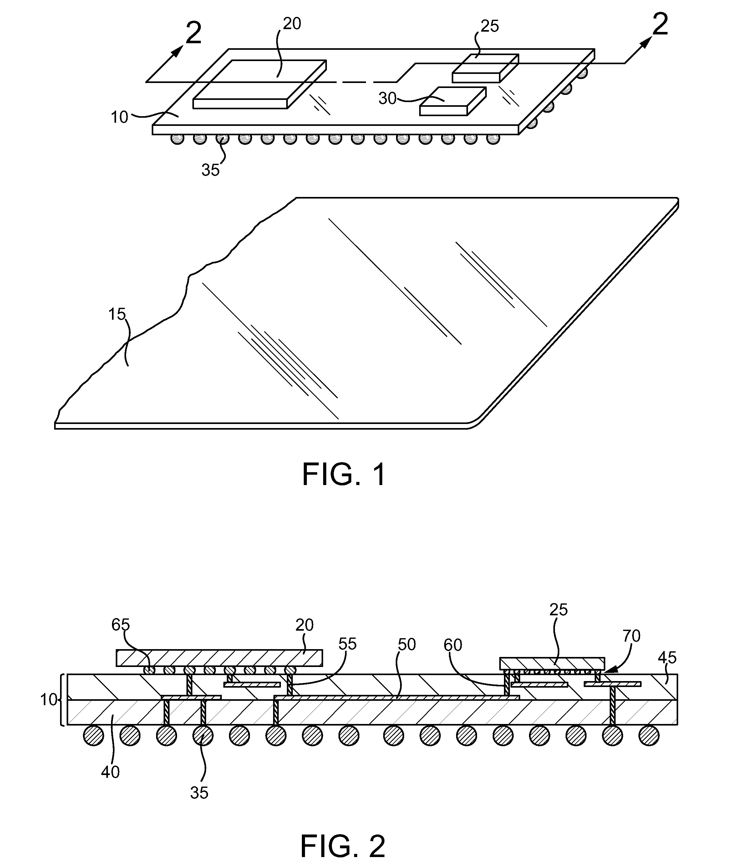 Semiconductor chip with offloaded logic
