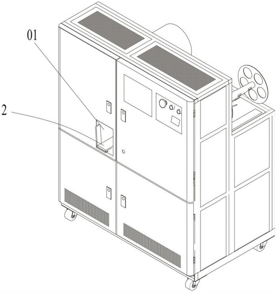 Paper currency plastic enveloping machine