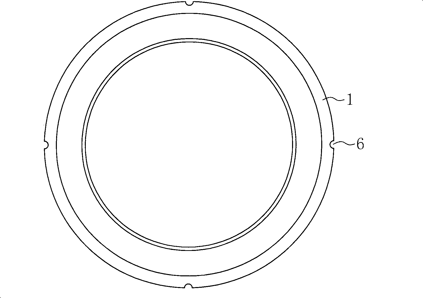 Valve seat structure of self-decompression ball valve