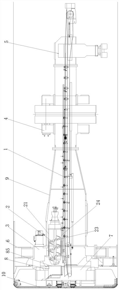 Hard rock tunnel boring machine