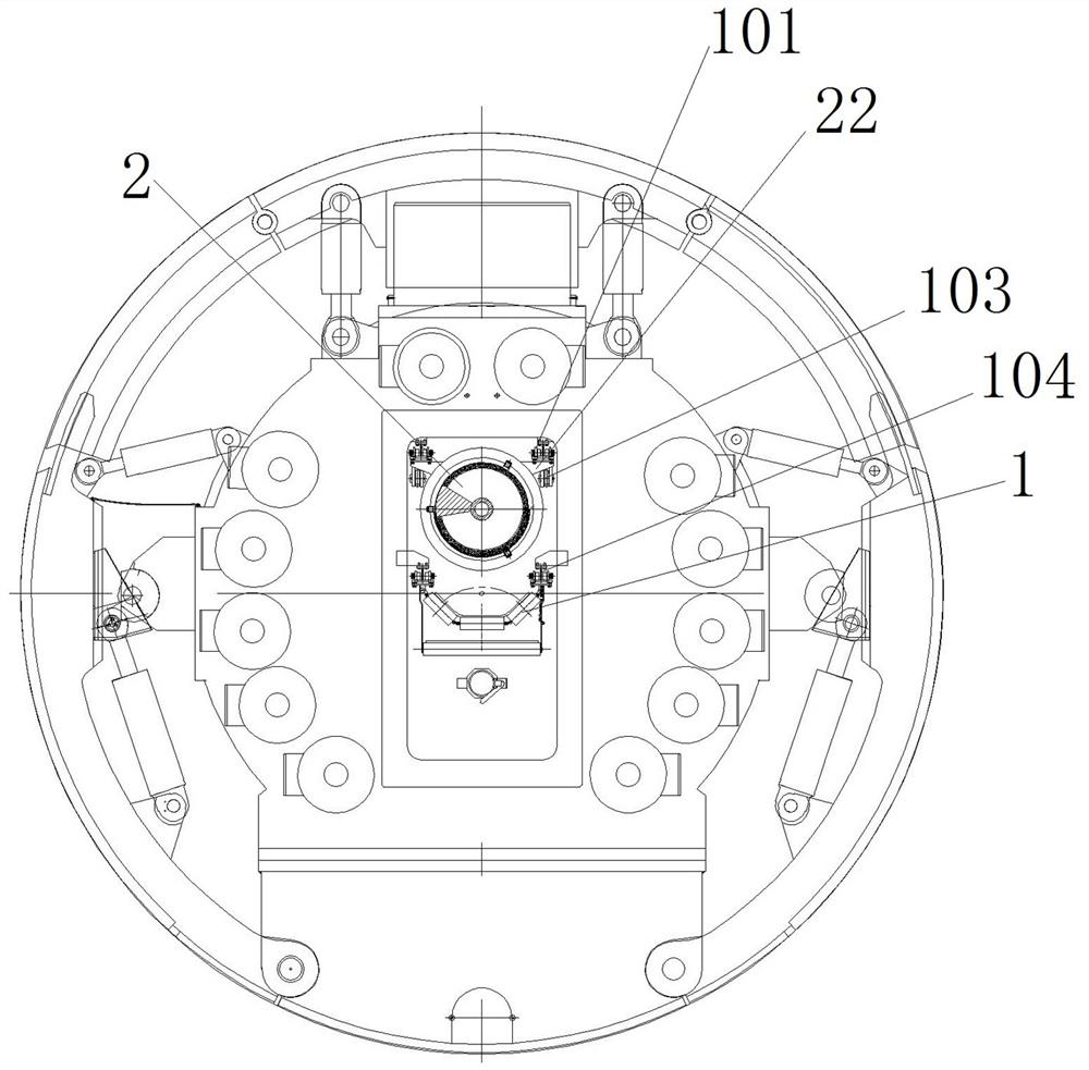 Hard rock tunnel boring machine