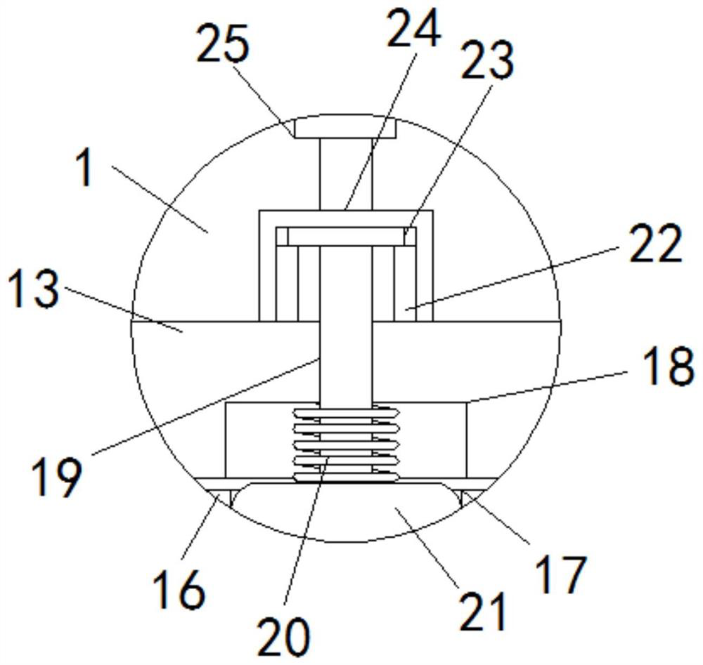 A worm processing device for cleaning waste