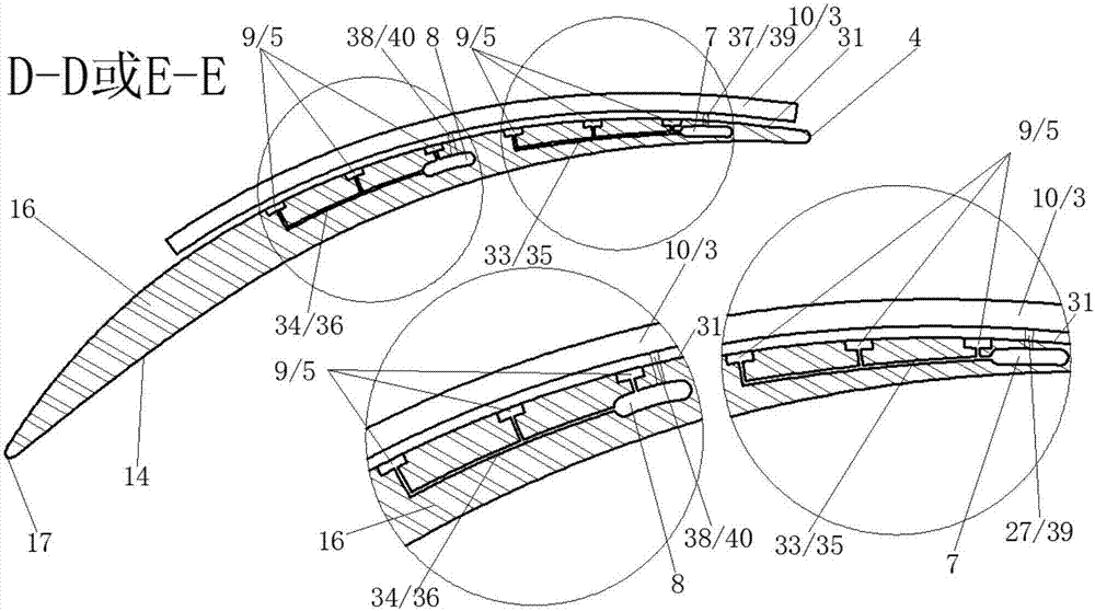 Multistage axial flow compressor capable of achieving front-back stage stator self-adaptive air blowing and suction