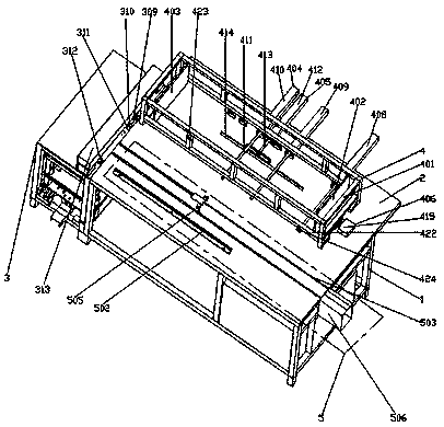 Storage device of wood cutting machine