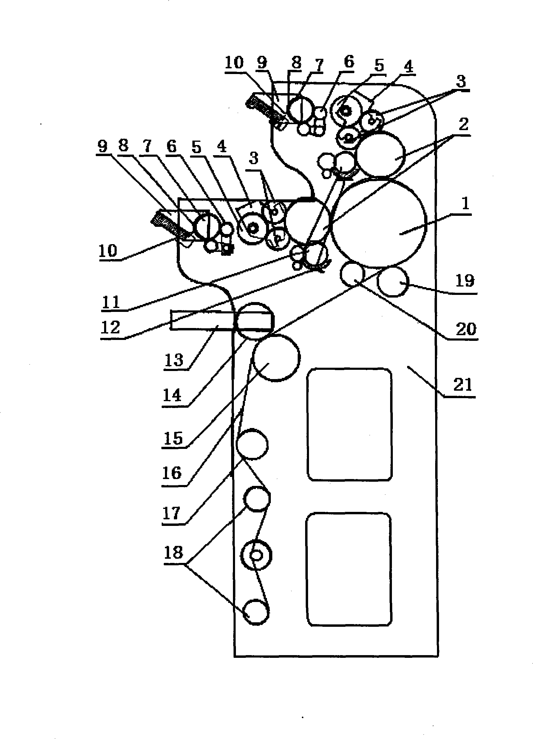 Multi-printing module cycle printing method and apparatus