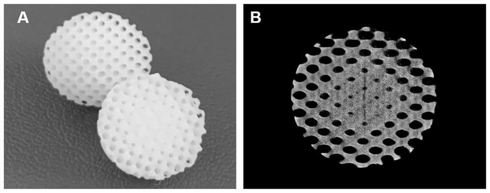 Multifunctional prosthetic eye seat with adjustable microporous structure and its preparation method