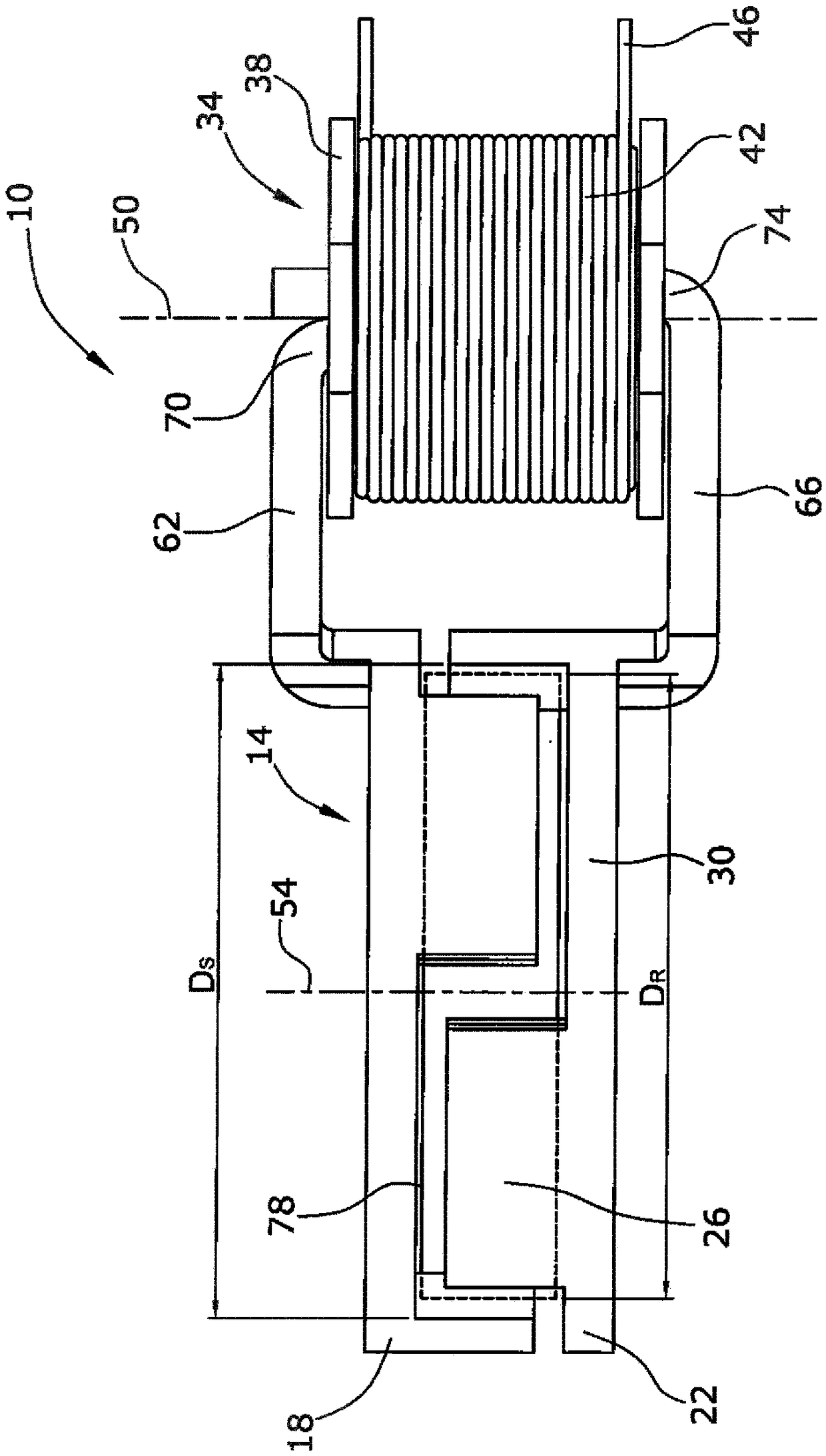 Claw pole type motor