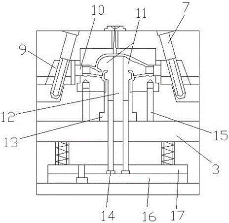 Injection mold of water meter shell