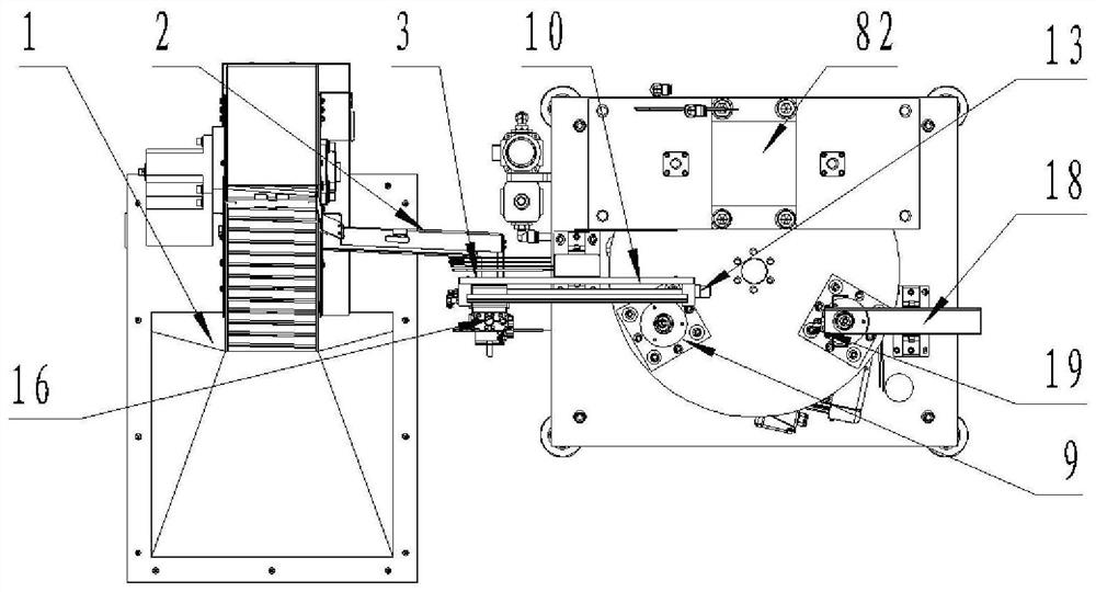 Automatic stamping facility for stainless steel outer retaining ring for fire-fighting metal hose