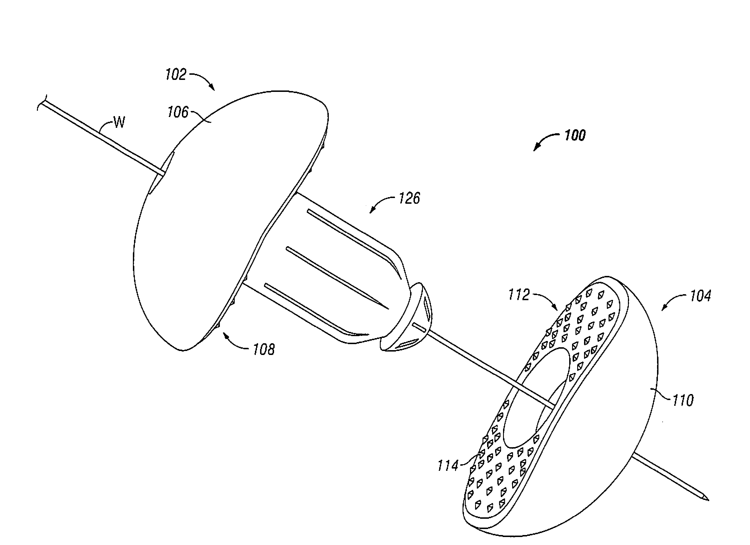 Percutaneous interspinous process device and method