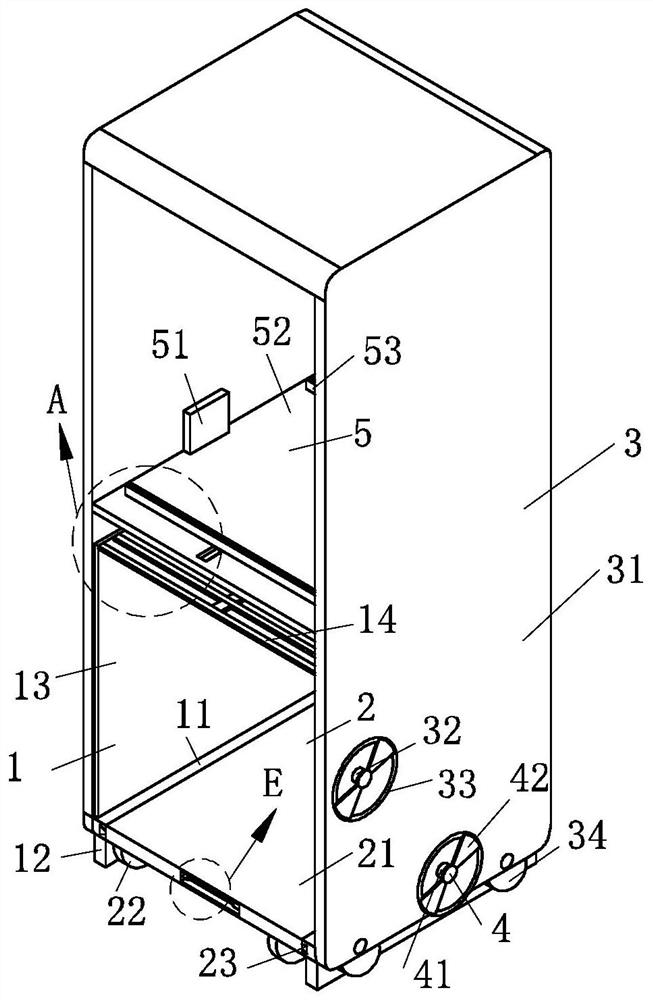 Refrigerator supporting piece with stacking function
