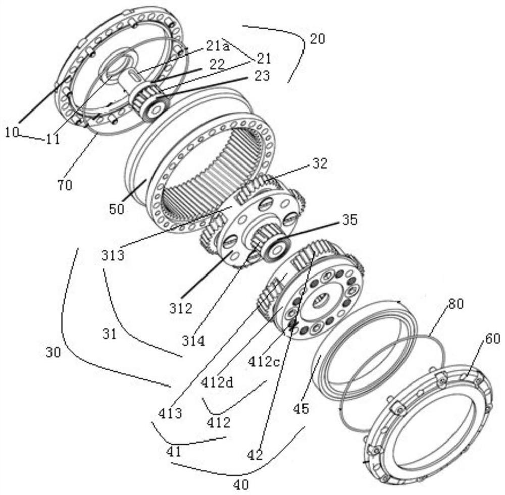 Arc gear speed reduction device for robot joint