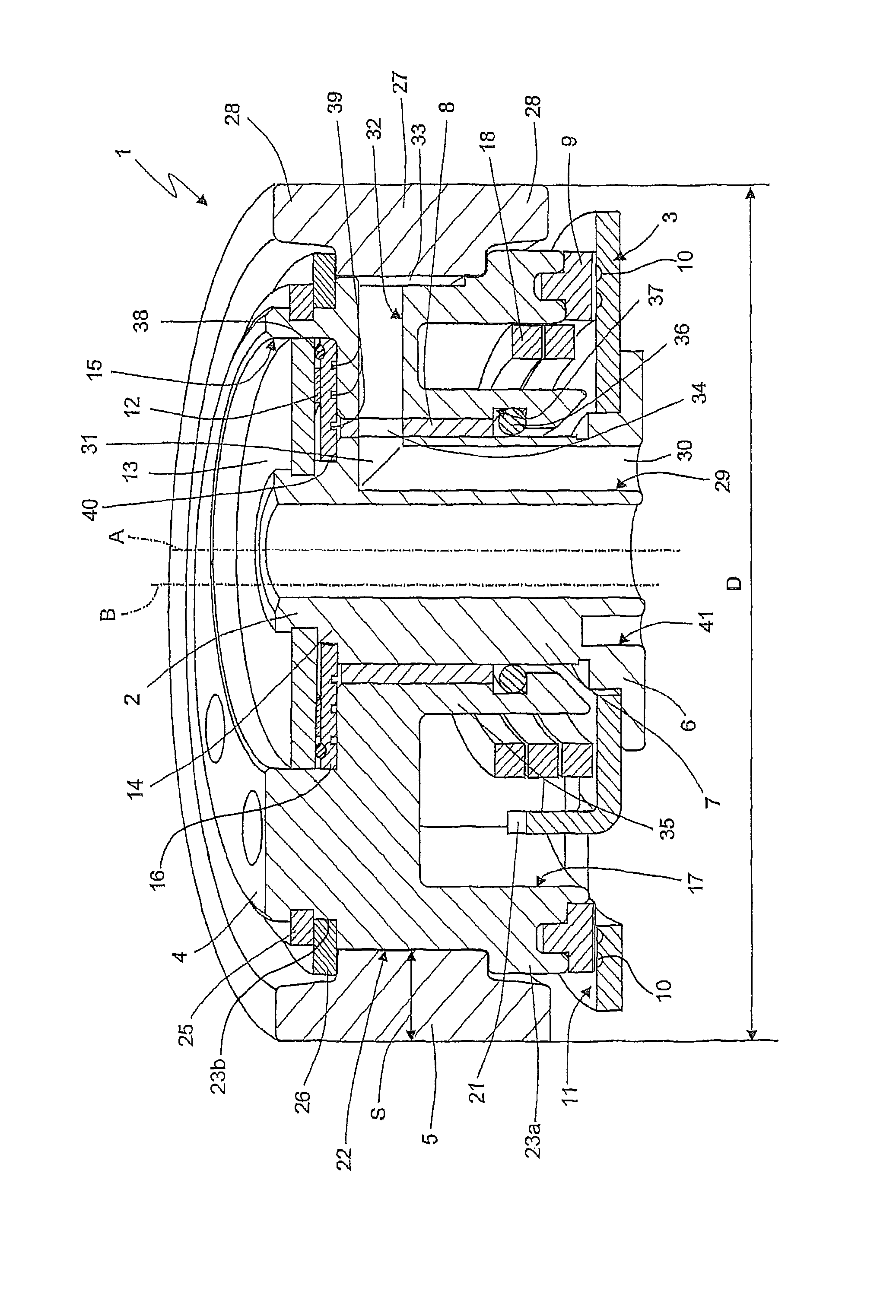 Pulley tensioner for an oil wet belt drive