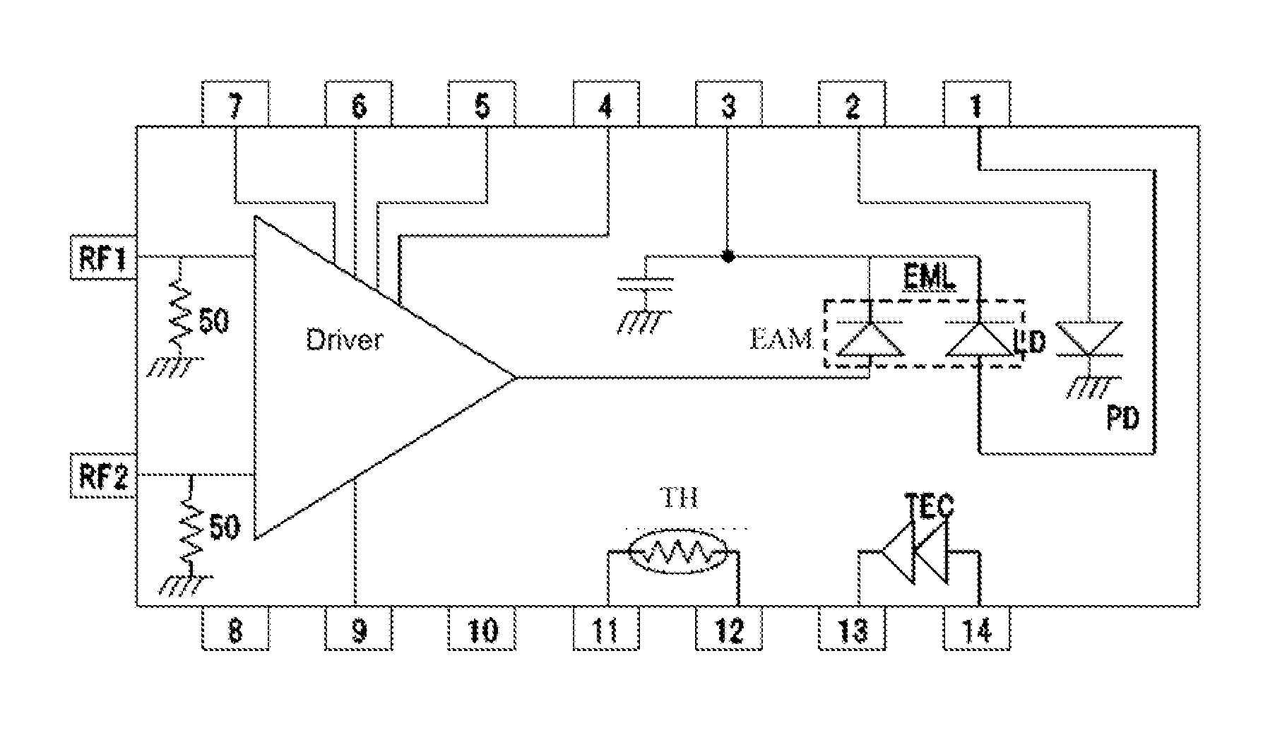 Bias circuit of electro-absorption modulated laser and calibration method thereof