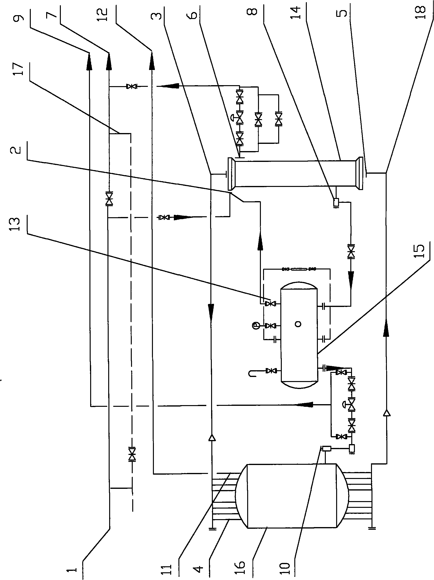 Ammonia-cooled ammonia reclamation method and mating device thereof