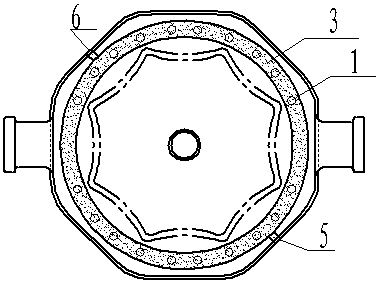 Air cooling ingot mold and pouring technology thereof