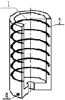 Air cooling ingot mold and pouring technology thereof