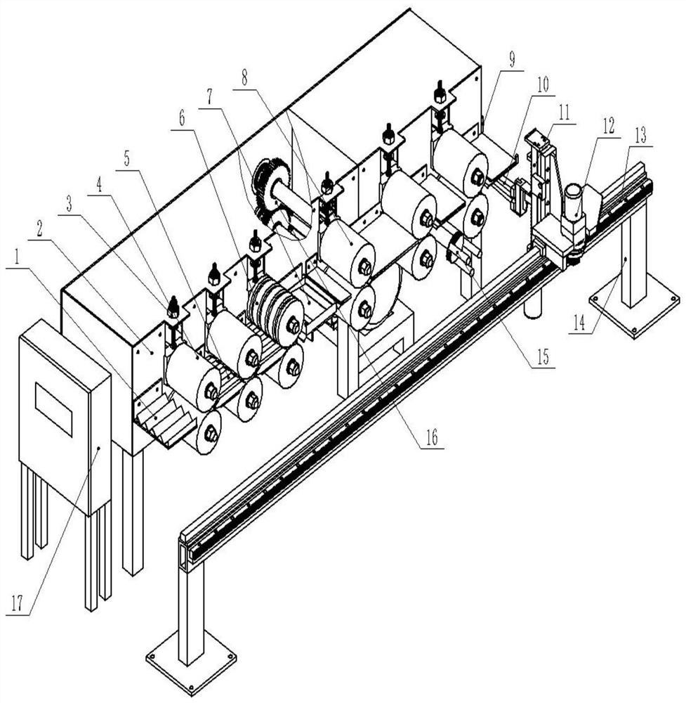 Method for peeling ramie and implementing device for pulling back and removing bones of ramie peeling machine