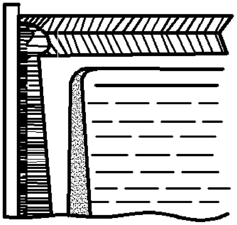 Method for pouring rectangular blank through clamping-free section of R10-meter-arc continuous casting machine