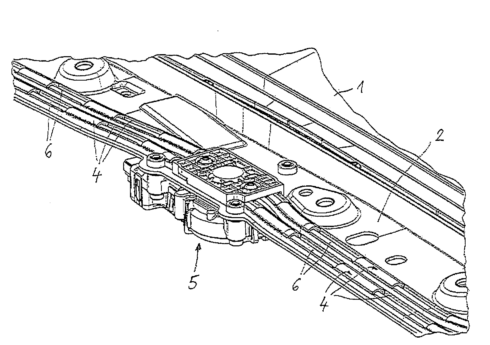 Drive transmission system and method for mounting such a drive transmission system