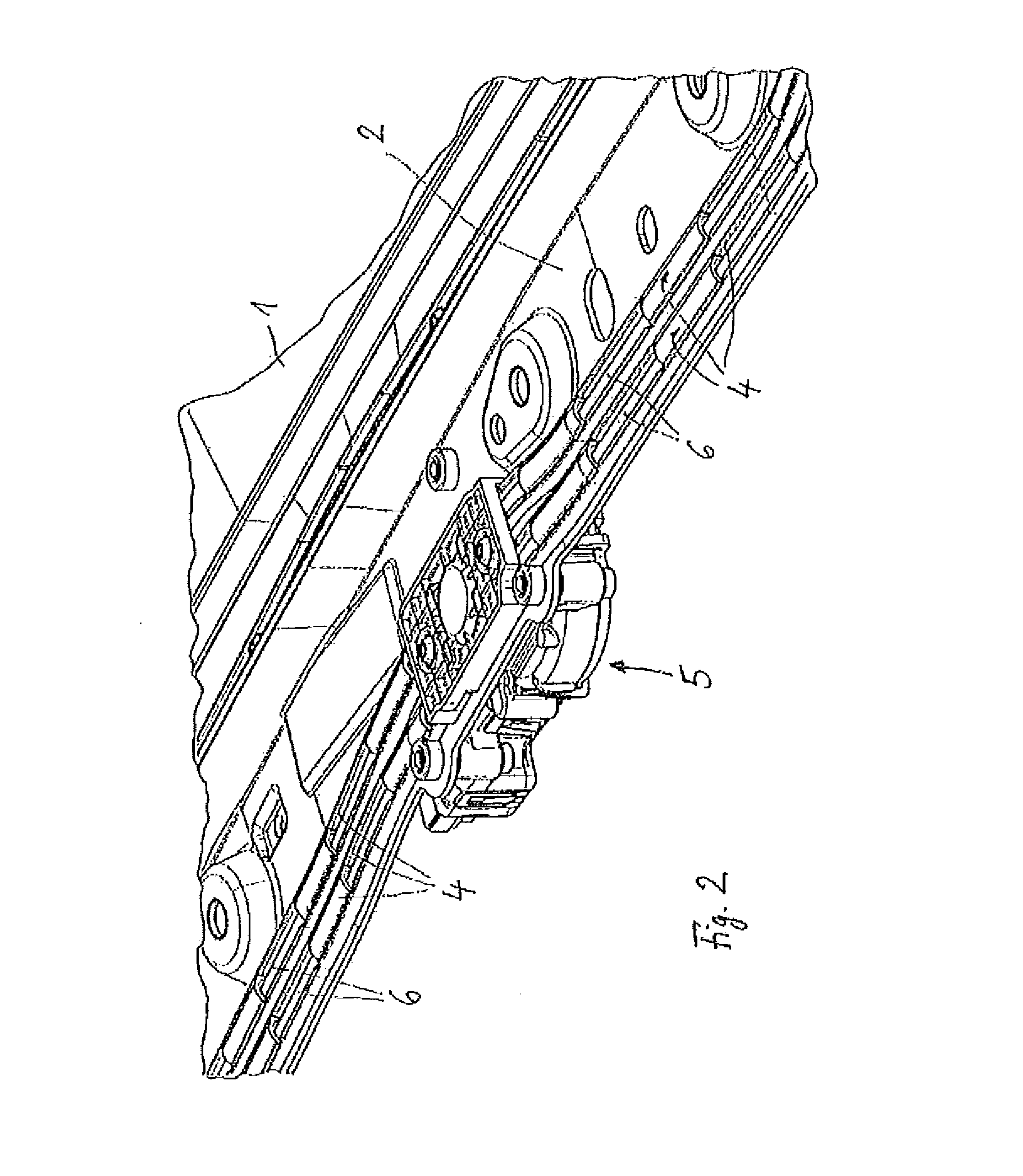 Drive transmission system and method for mounting such a drive transmission system