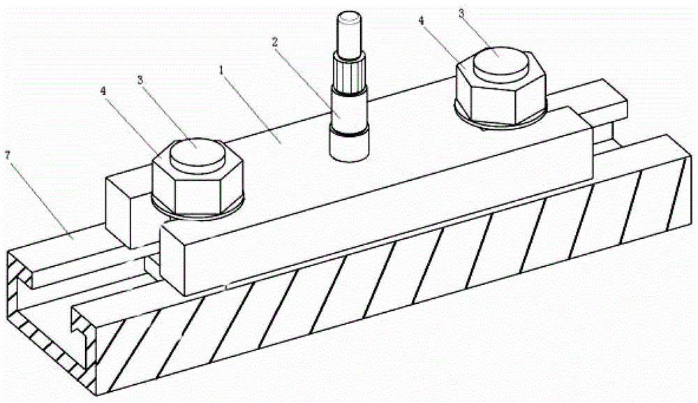 A single modal test device for a passenger car steering wheel