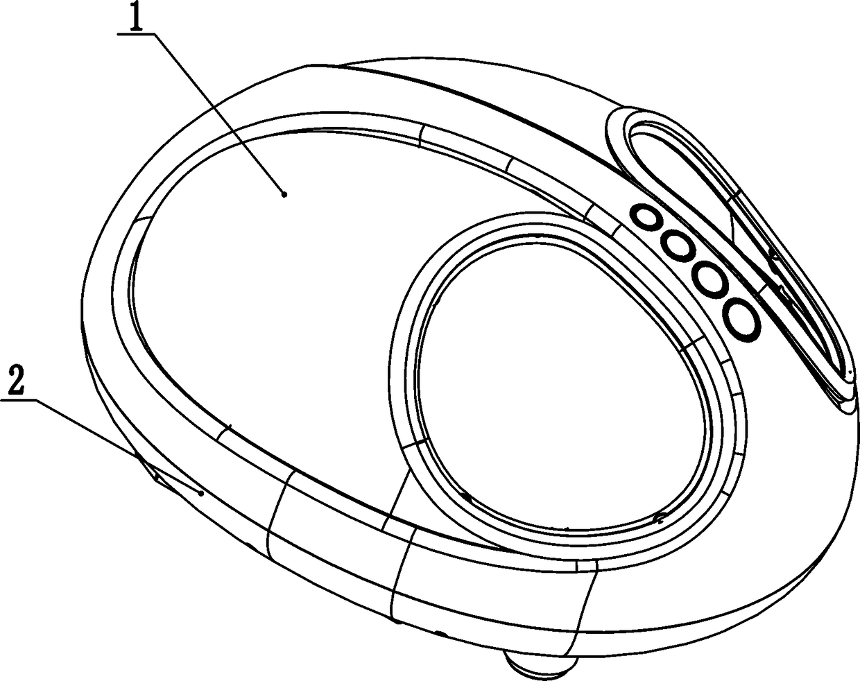 A massage mechanism of a lower limb massage machine