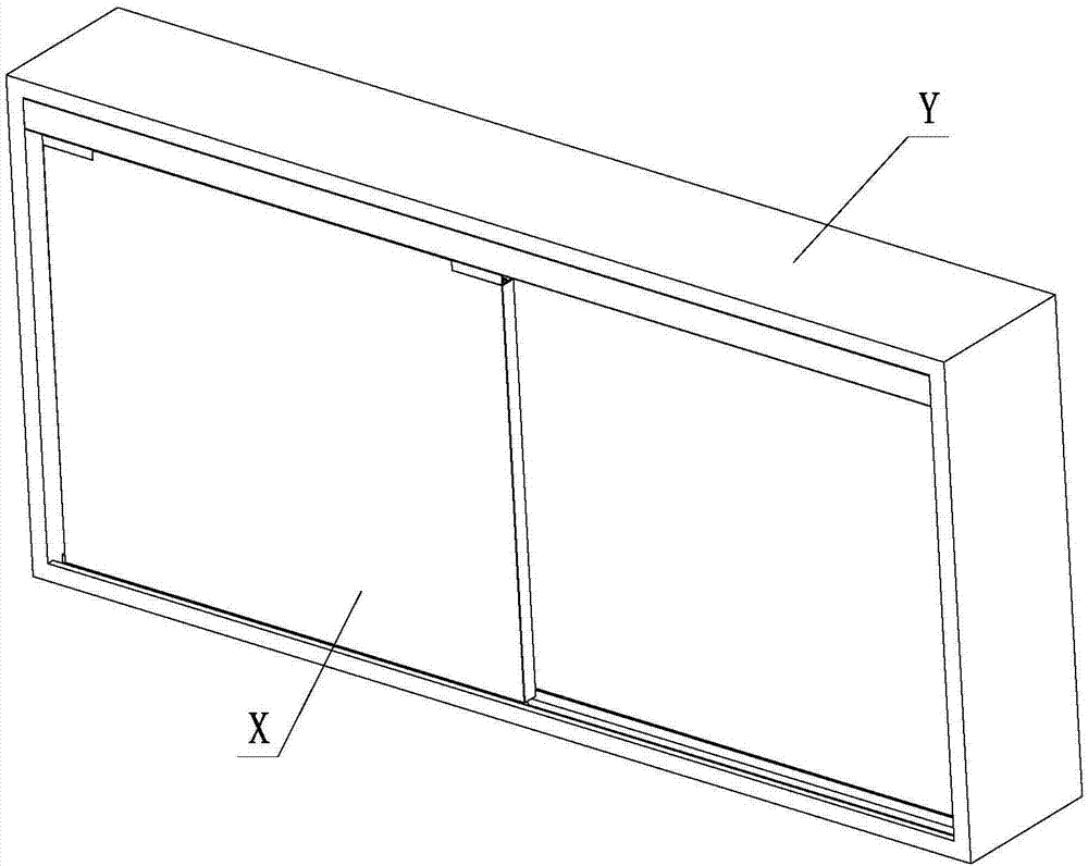 Suspension type furniture sliding door