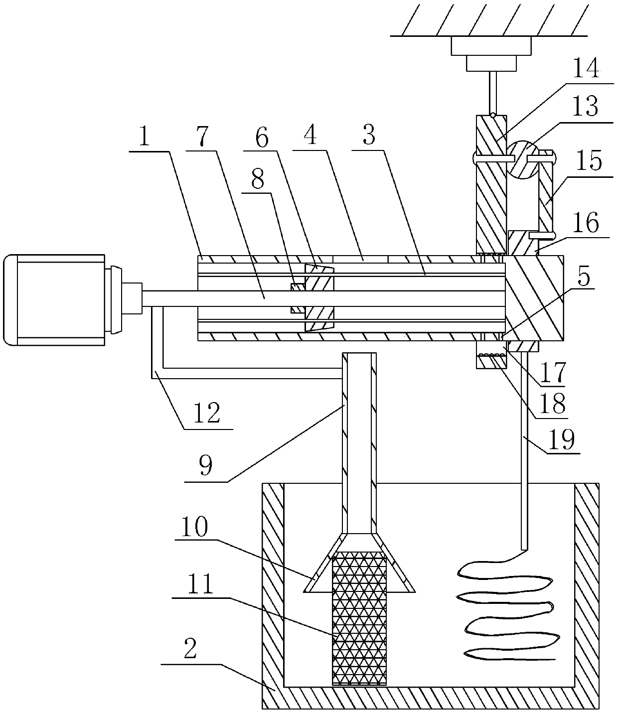 Textile processing device