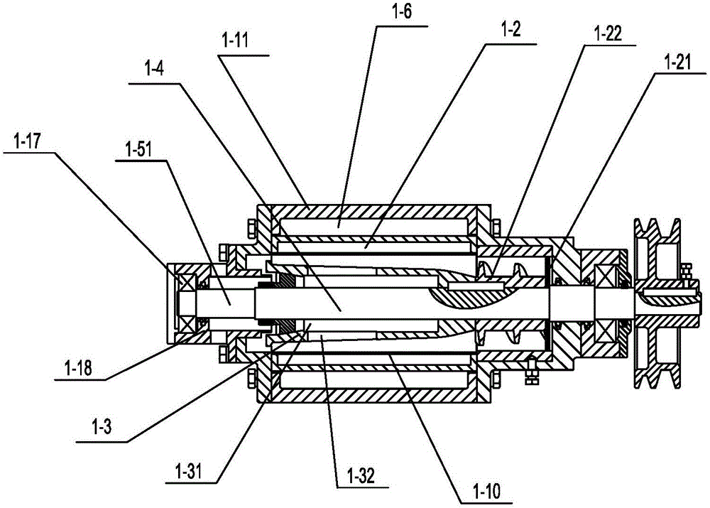 Air-jetting rice polisher capable of achieving air intake through axial surface