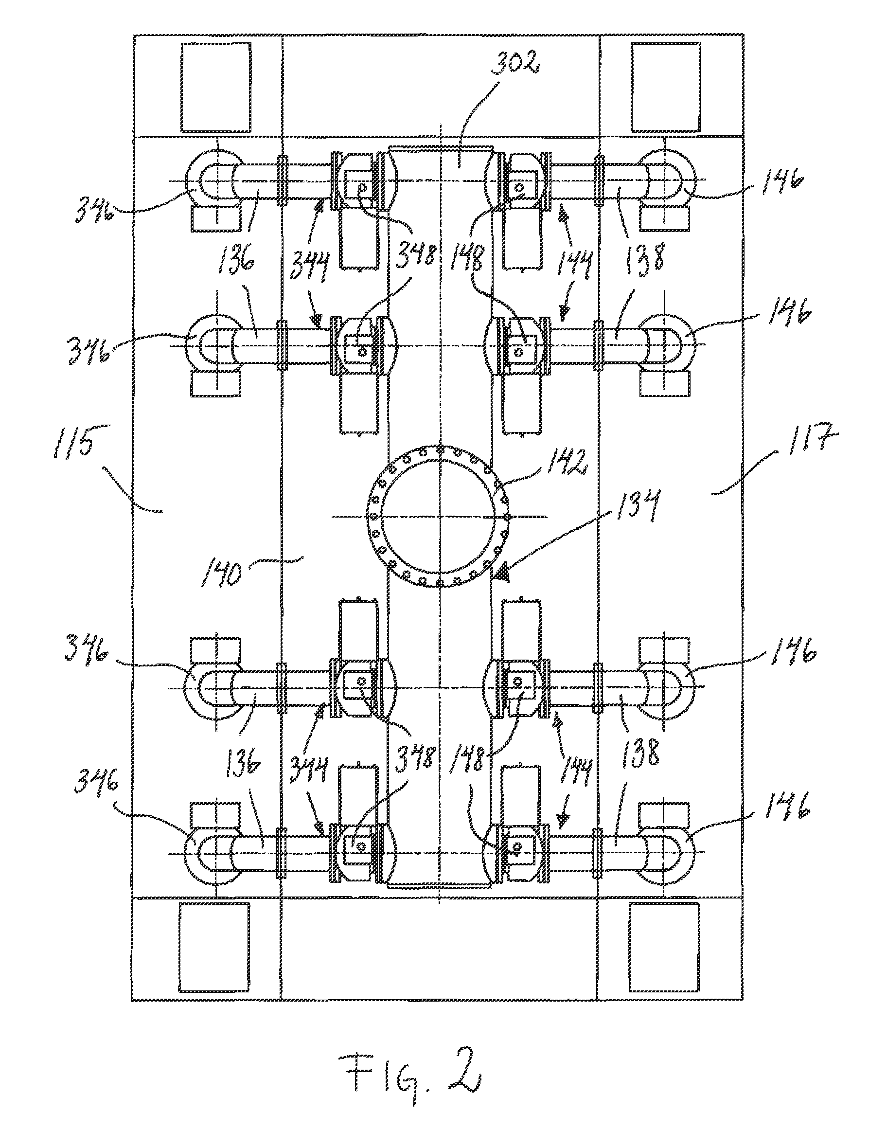Apparatus for washing and dewatering pulp