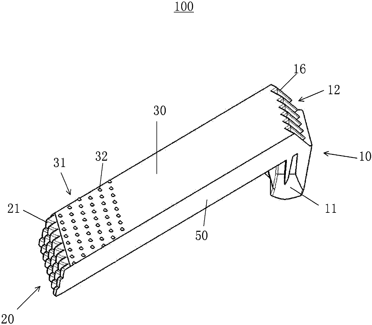 Light guide member for vehicle lamp, vehicle lamp for motor vehicle, and motor vehicle