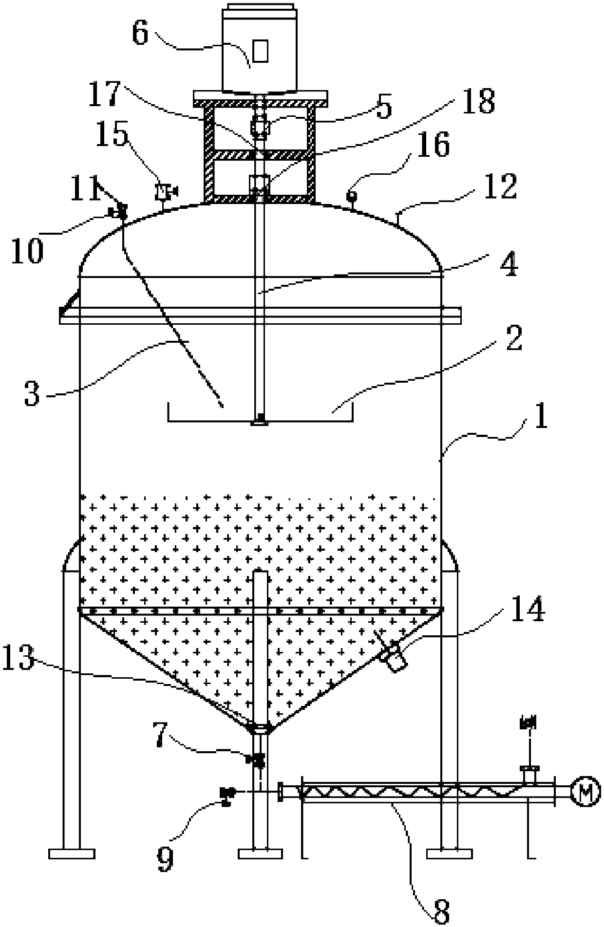 An on-line vacuum deaeration device