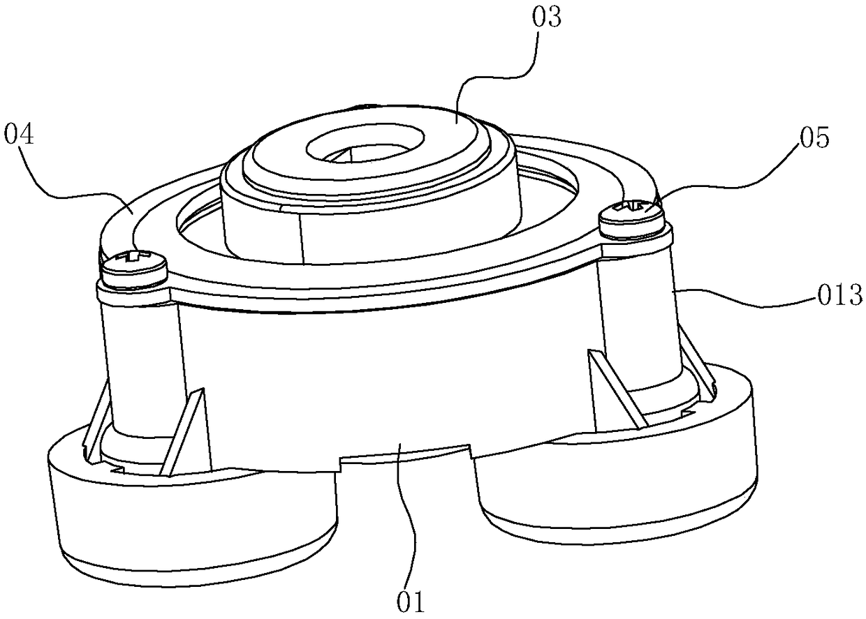 Automatic assembling method for water pump piston frame assembly