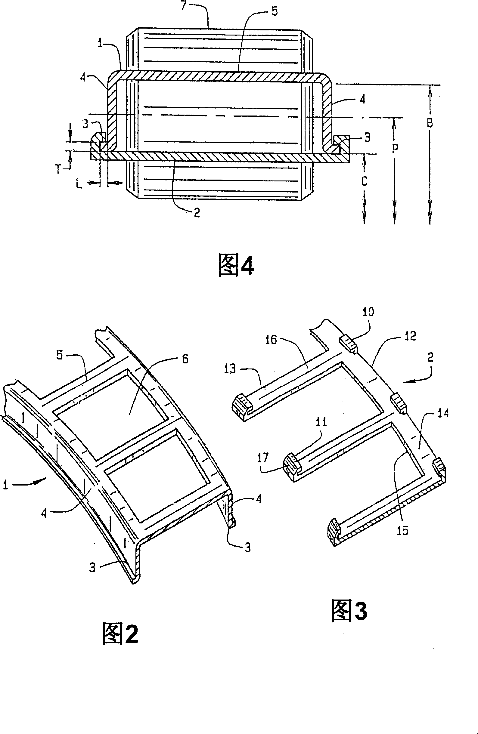 Unitized cage for cylindrical roller bearing