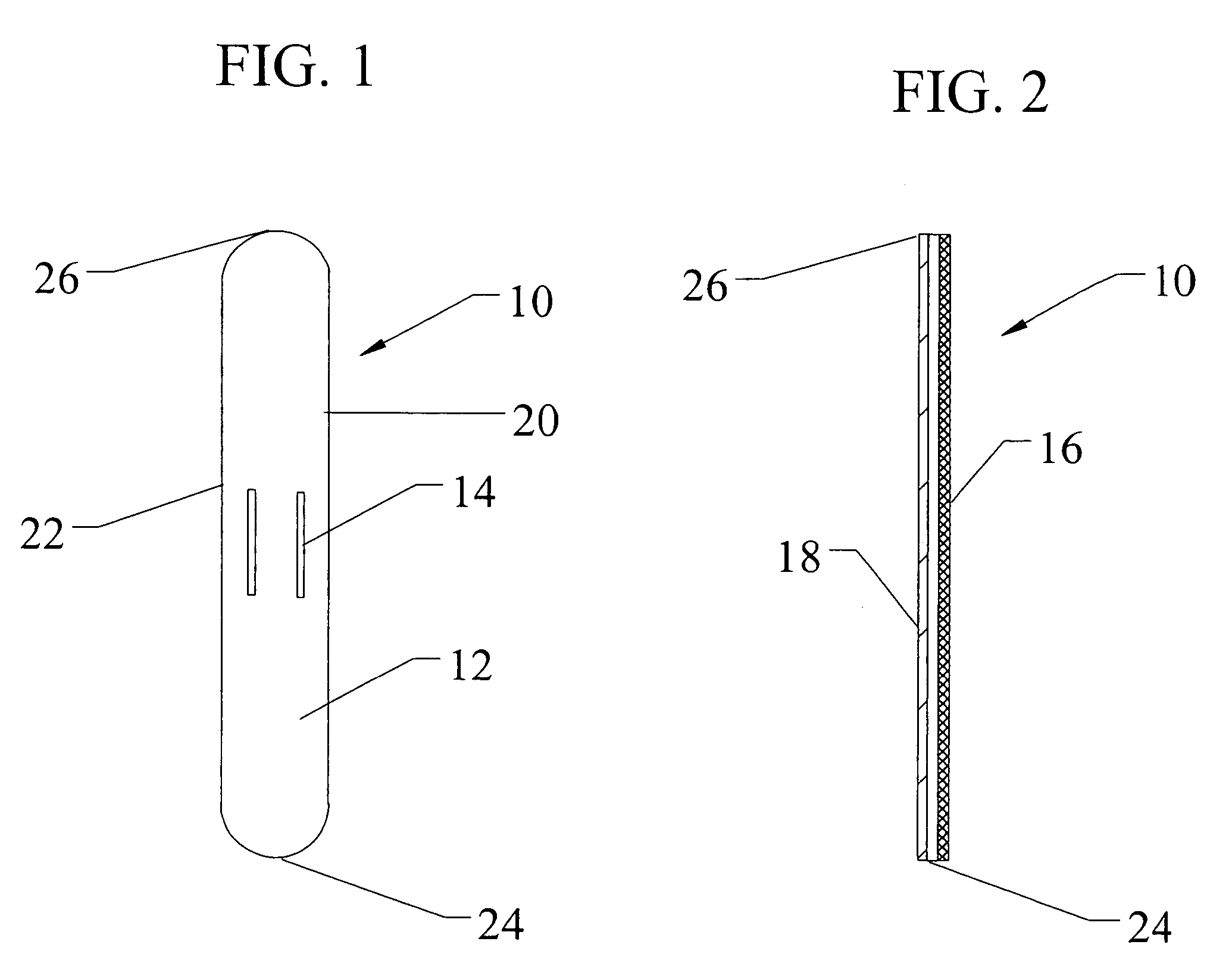 Mouth guard retention apparatus, athletic uniform and method