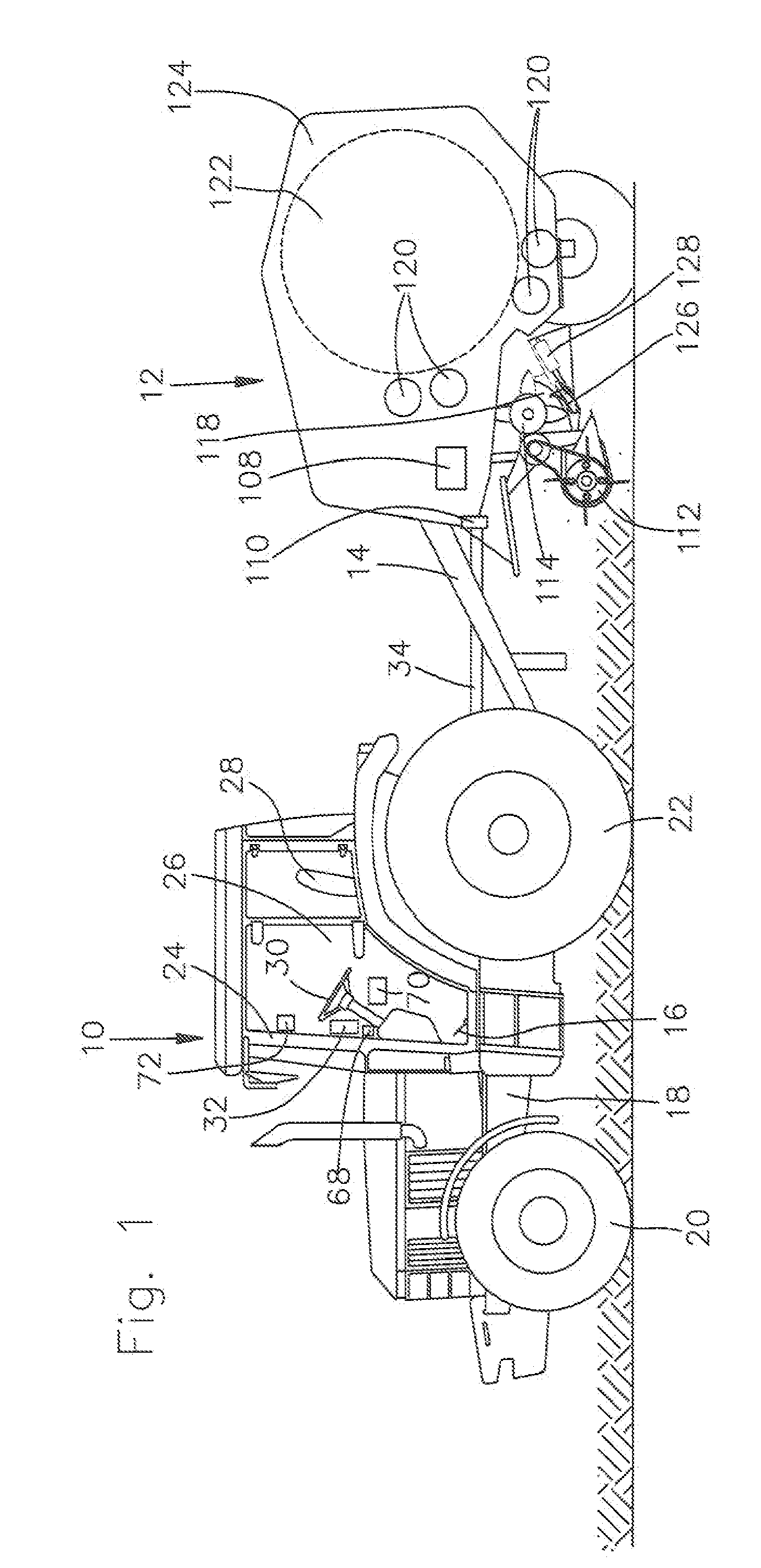 Drive Arrangement And Process For The Drive Of An Agricultural Implement